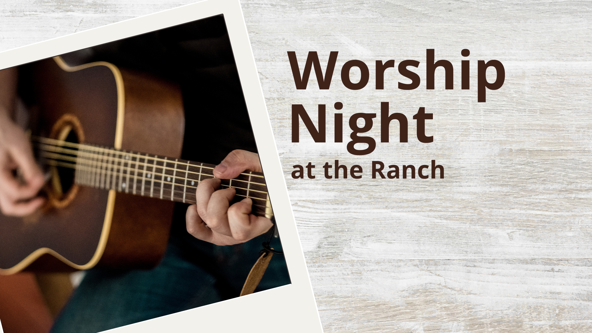 Abundant Life Ranch - Worship Night Event